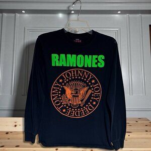 Vintage Ramones Tommy, Johnny, Joey, Deedee TShirt Mens Small Long Sleeve 1234